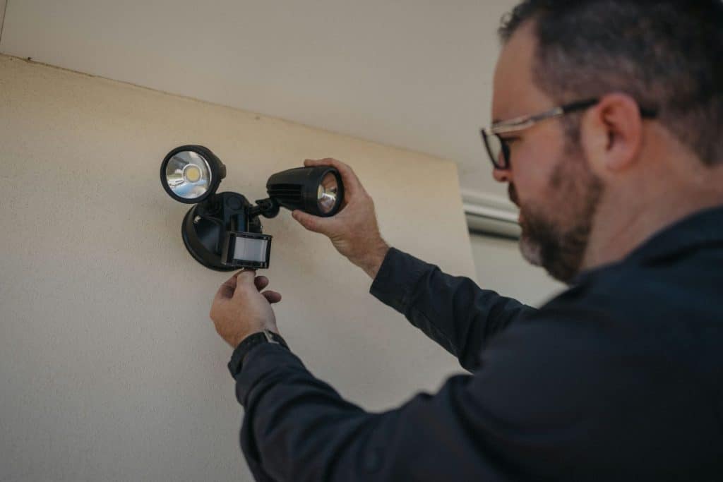 motion sensor security lighting